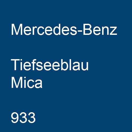 Mercedes-Benz, Tiefseeblau Mica, 933.